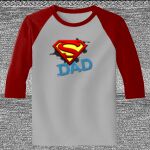 Raglan 3/4 Roundneck Shirt (Gray Body) Thumbnail