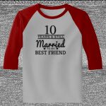 Raglan 3/4 Roundneck Shirt (Gray Body) Thumbnail