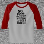 Raglan 3/4 Roundneck Shirt (Gray Body) Thumbnail