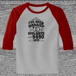 Raglan 3/4 Roundneck Shirt (Gray Body) Thumbnail