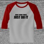 Raglan 3/4 Roundneck Shirt (Gray Body) Thumbnail