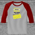 Raglan 3/4 Roundneck Shirt (Gray Body) Thumbnail