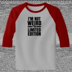 Raglan 3/4 Roundneck Shirt (Gray Body) Thumbnail