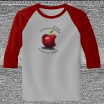 Raglan 3/4 Roundneck Shirt (Gray Body) Thumbnail