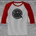 Raglan 3/4 Roundneck Shirt (Gray Body) Thumbnail