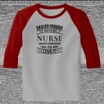 Raglan 3/4 Roundneck Shirt (Gray Body) Thumbnail