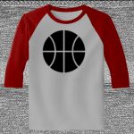 Raglan 3/4 Roundneck Shirt (Gray Body) Thumbnail