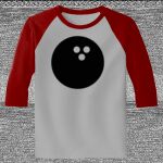 Raglan 3/4 Roundneck Shirt (Gray Body) Thumbnail