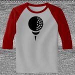 Raglan 3/4 Roundneck Shirt (Gray Body) Thumbnail