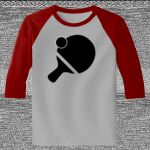 Raglan 3/4 Roundneck Shirt (Gray Body) Thumbnail