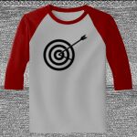 Raglan 3/4 Roundneck Shirt (Gray Body) Thumbnail