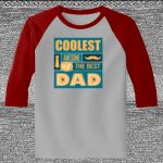 Raglan 3/4 Roundneck Shirt (Gray Body) Thumbnail