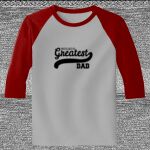 Raglan 3/4 Roundneck Shirt (Gray Body) Thumbnail