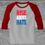 Raglan 3/4 Roundneck Shirt (Gray Body) Thumbnail