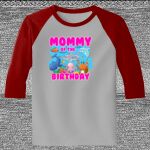 Raglan 3/4 Roundneck Shirt (Gray Body) Thumbnail