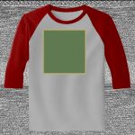 Raglan 3/4 Roundneck Shirt (Gray Body) Thumbnail