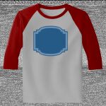 Raglan 3/4 Roundneck Shirt (Gray Body) Thumbnail