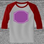 Raglan 3/4 Roundneck Shirt (Gray Body) Thumbnail