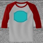 Raglan 3/4 Roundneck Shirt (Gray Body) Thumbnail