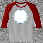Raglan 3/4 Roundneck Shirt (Gray Body) Thumbnail