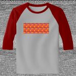 Raglan 3/4 Roundneck Shirt (Gray Body) Thumbnail