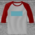 Raglan 3/4 Roundneck Shirt (Gray Body) Thumbnail