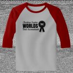 Raglan 3/4 Roundneck Shirt (Gray Body) Thumbnail