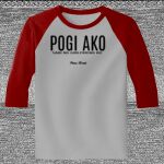 Raglan 3/4 Roundneck Shirt (Gray Body) Thumbnail