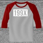 Raglan 3/4 Roundneck Shirt (Gray Body) Thumbnail