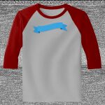 Raglan 3/4 Roundneck Shirt (Gray Body) Thumbnail