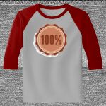 Raglan 3/4 Roundneck Shirt (Gray Body) Thumbnail