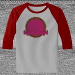 Raglan 3/4 Roundneck Shirt (Gray Body) Thumbnail