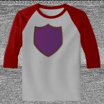Raglan 3/4 Roundneck Shirt (Gray Body) Thumbnail