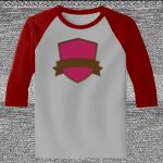 Raglan 3/4 Roundneck Shirt (Gray Body) Thumbnail