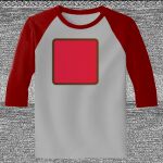Raglan 3/4 Roundneck Shirt (Gray Body) Thumbnail