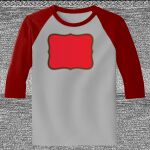 Raglan 3/4 Roundneck Shirt (Gray Body) Thumbnail