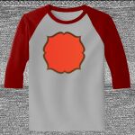 Raglan 3/4 Roundneck Shirt (Gray Body) Thumbnail
