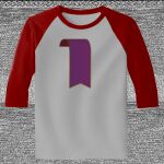 Raglan 3/4 Roundneck Shirt (Gray Body) Thumbnail