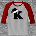 Raglan 3/4 Roundneck Shirt (Gray Body) Thumbnail