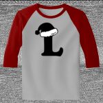 Raglan 3/4 Roundneck Shirt (Gray Body) Thumbnail