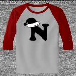 Raglan 3/4 Roundneck Shirt (Gray Body) Thumbnail