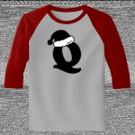 Raglan 3/4 Roundneck Shirt (Gray Body) Thumbnail