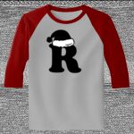 Raglan 3/4 Roundneck Shirt (Gray Body) Thumbnail