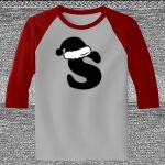 Raglan 3/4 Roundneck Shirt (Gray Body) Thumbnail