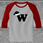 Raglan 3/4 Roundneck Shirt (Gray Body) Thumbnail