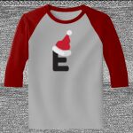 Raglan 3/4 Roundneck Shirt (Gray Body) Thumbnail