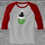 Raglan 3/4 Roundneck Shirt (Gray Body) Thumbnail