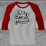 Raglan 3/4 Roundneck Shirt (Gray Body) Thumbnail