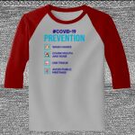 Raglan 3/4 Roundneck Shirt (Gray Body) Thumbnail