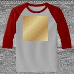 Raglan 3/4 Roundneck Shirt (Gray Body) Thumbnail